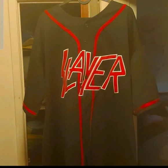 Slayer baseball jersey - Picture 1 of 3